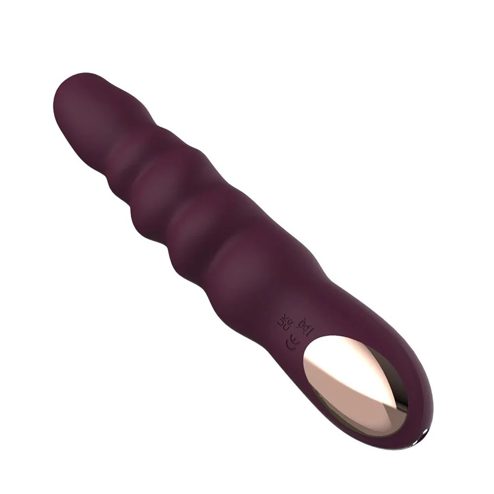 Essentials Ribbed Power Vibe wibrator Purple - Image 3
