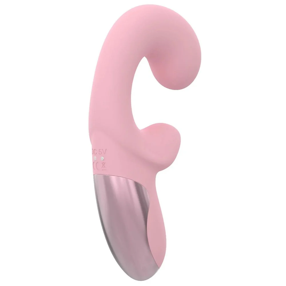 Glam Flexible Duo Vibrator wibrator duo z elastycznym trzonem Różowy - Image 2