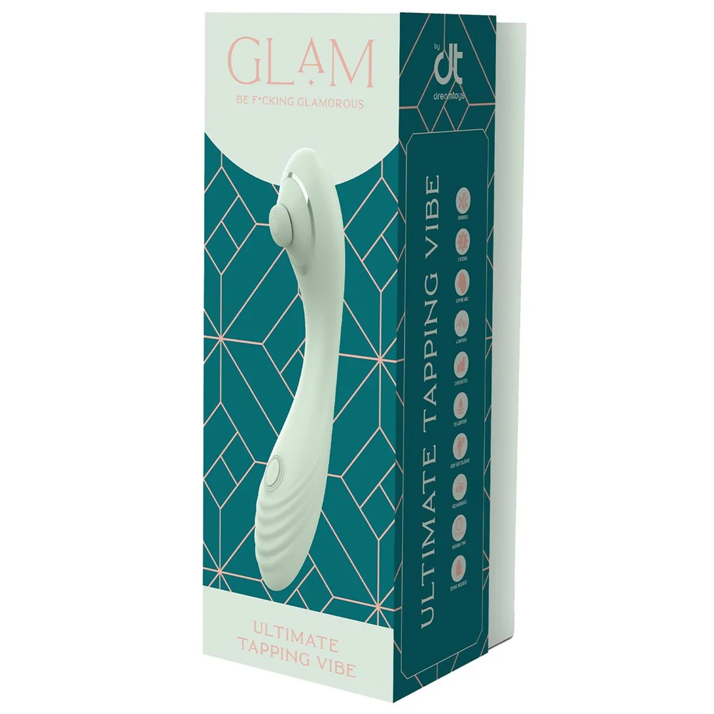 Glam Ultimate Tapping Vibe wibrator z funkcją stukania Mint - Image 3
