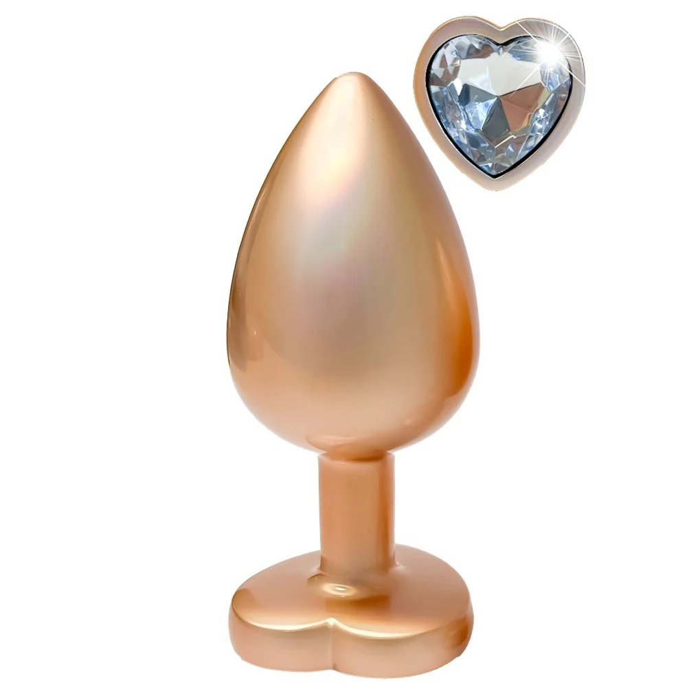 Gleaming Love Pearl Gold Plug korek analny L - Image 3