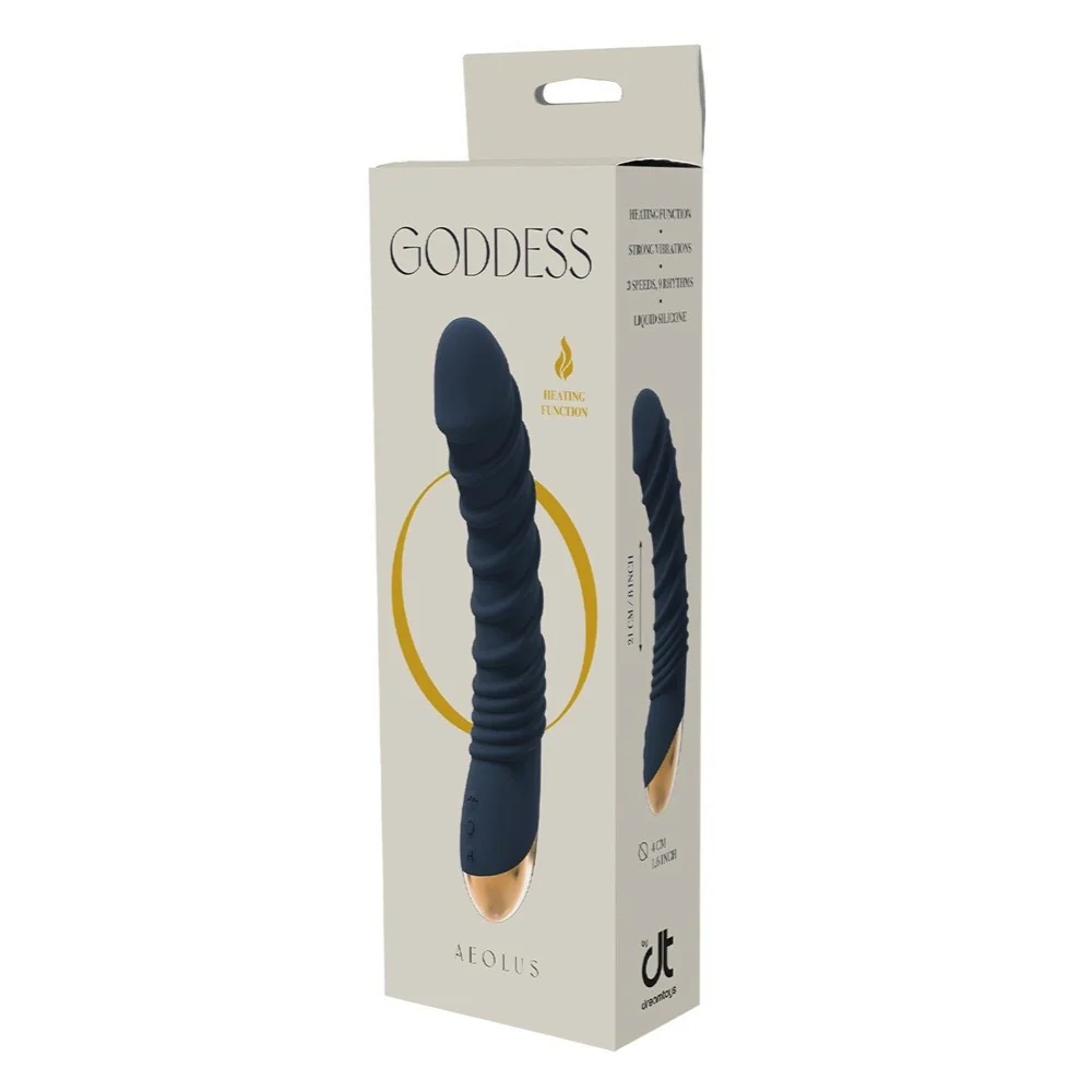 Goddess Collection Aeolus wibrator z funkcją podgrzewania - Image 4