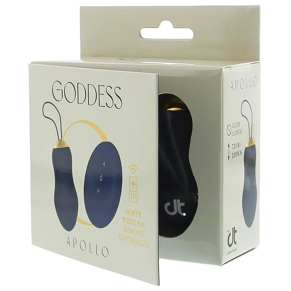 Goddess Collection Apollo wibrujące jajeczko z pilotem zdalnego sterowania - Image 4