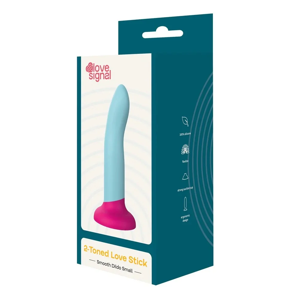 Love Signal 2-Toned Love Stick gładkie dildo Small - Image 3