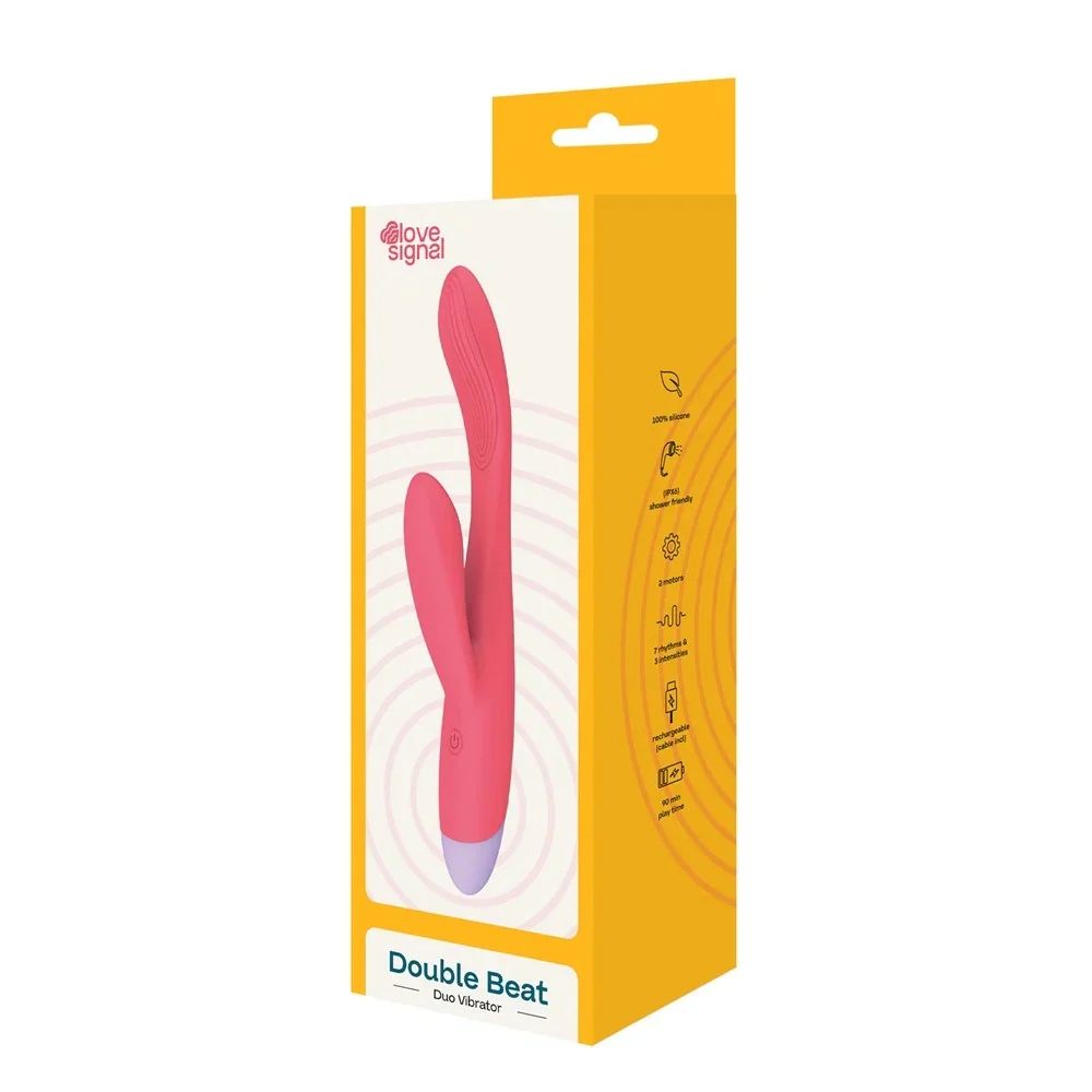 Love Signal Double Beat wibrator do punktu G Pink - Image 2
