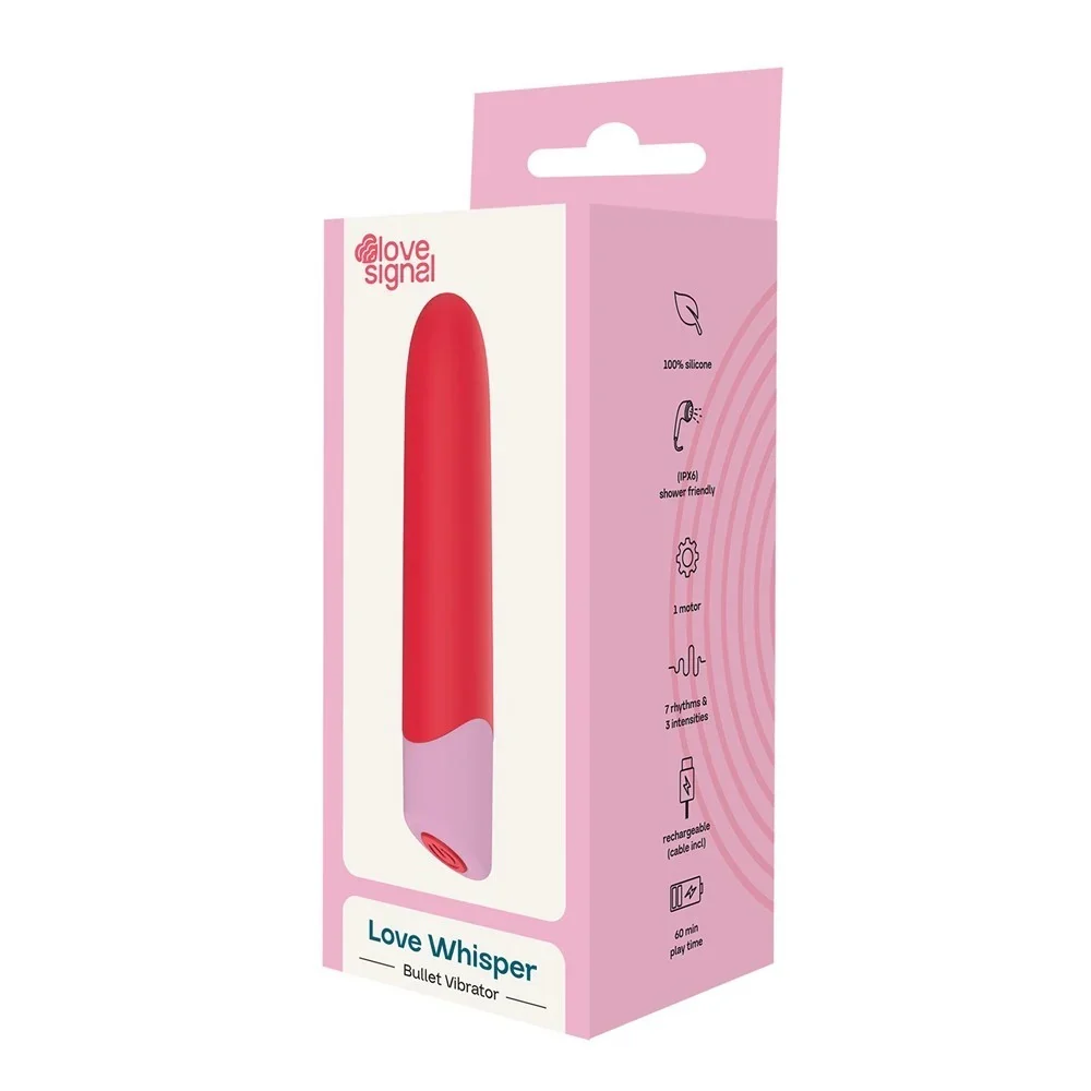 Love Signal Love Whisper wibrator typu bullet Pink - Image 3