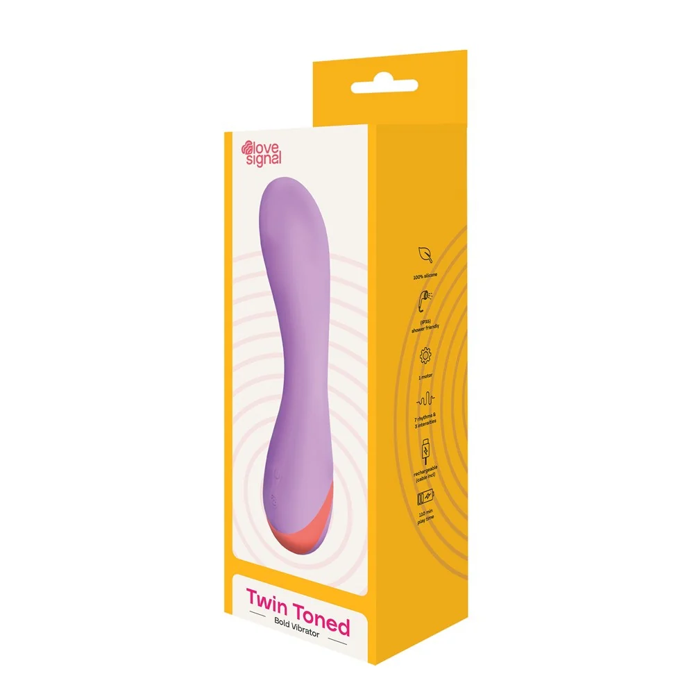Love Signal Twin Toned wibrator Purple - Image 2