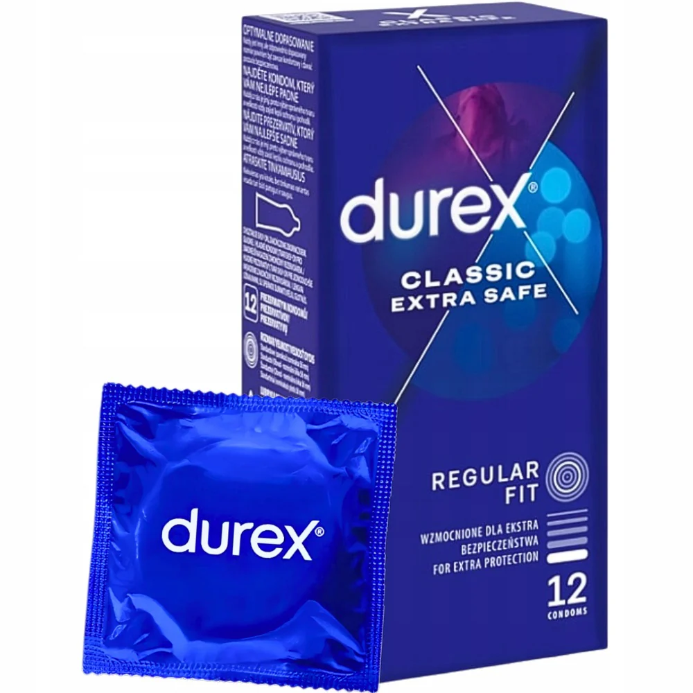 Classic Extra Safe prezerwatywy wzmocnione dla ekstra bezpieczeństwa 12szt