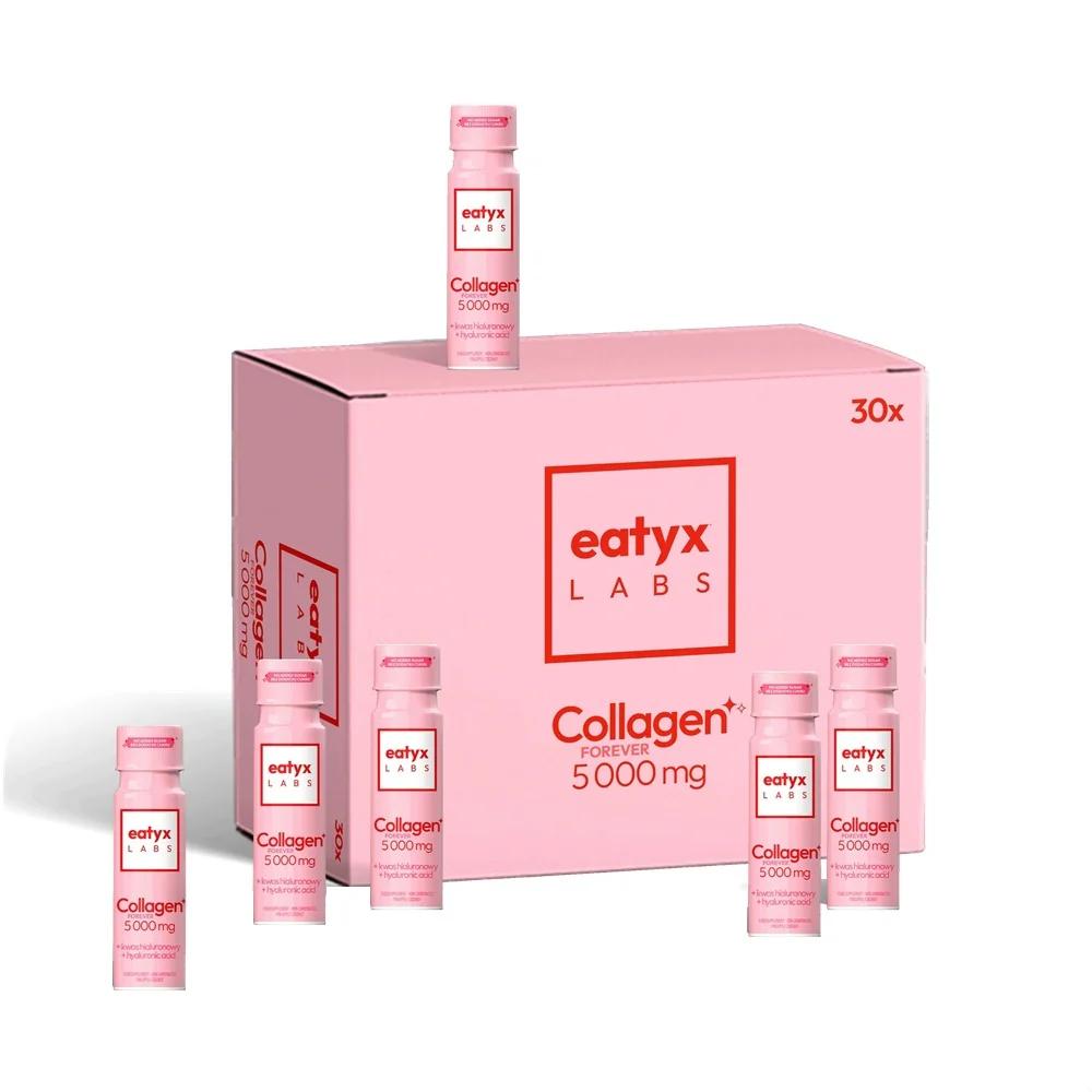 Collagen Forever 5000mg kolagen do picia w szocie suplement diety 30x80ml
