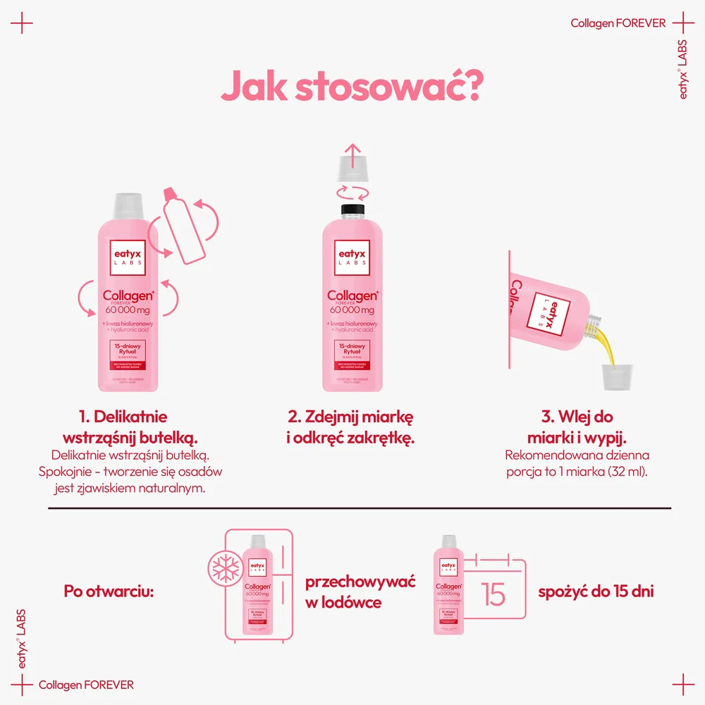 Collagen Forever 60000mg kolagen do picia suplement diety 500ml - Image 4