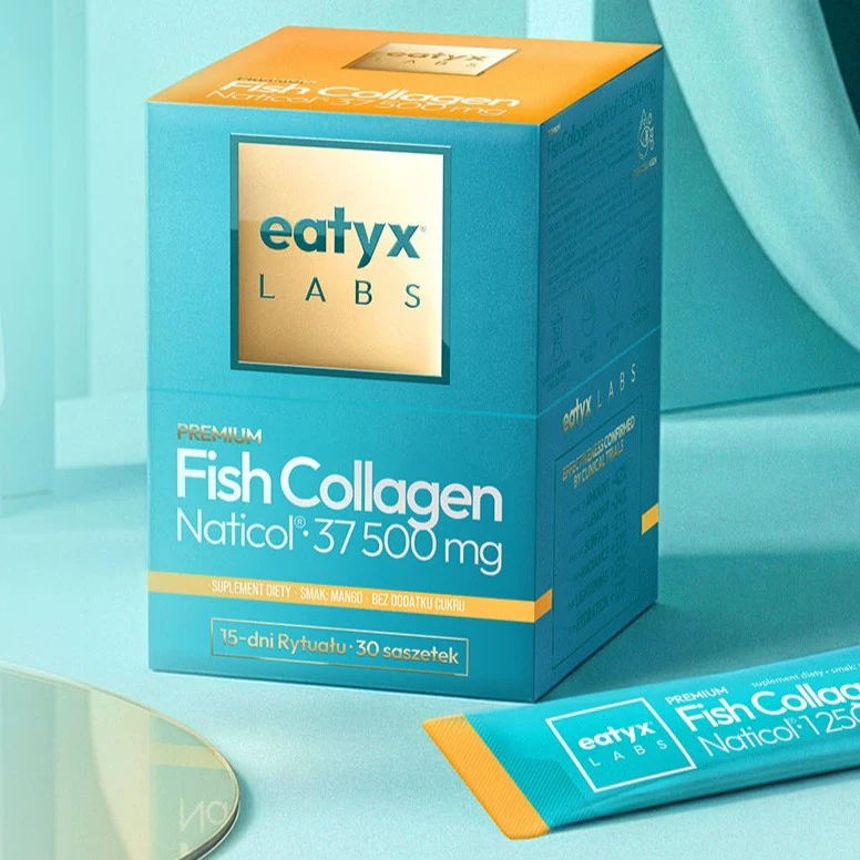 Fish Collagen Naticol kolagen w saszetkach suplement diety Mango 30x2.5g - Image 3