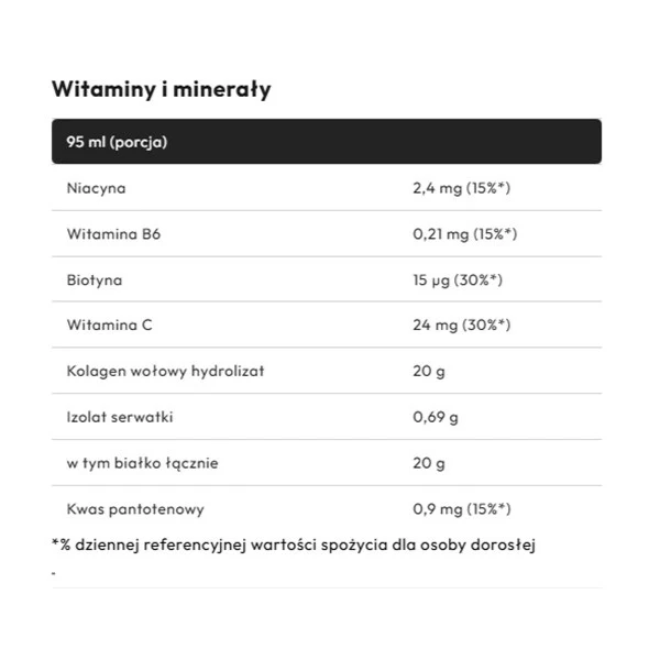 Hyper Protein Booster szot proteinowy suplement diety Wiśnia Jabłko Gruszka 30x95ml - Image 9