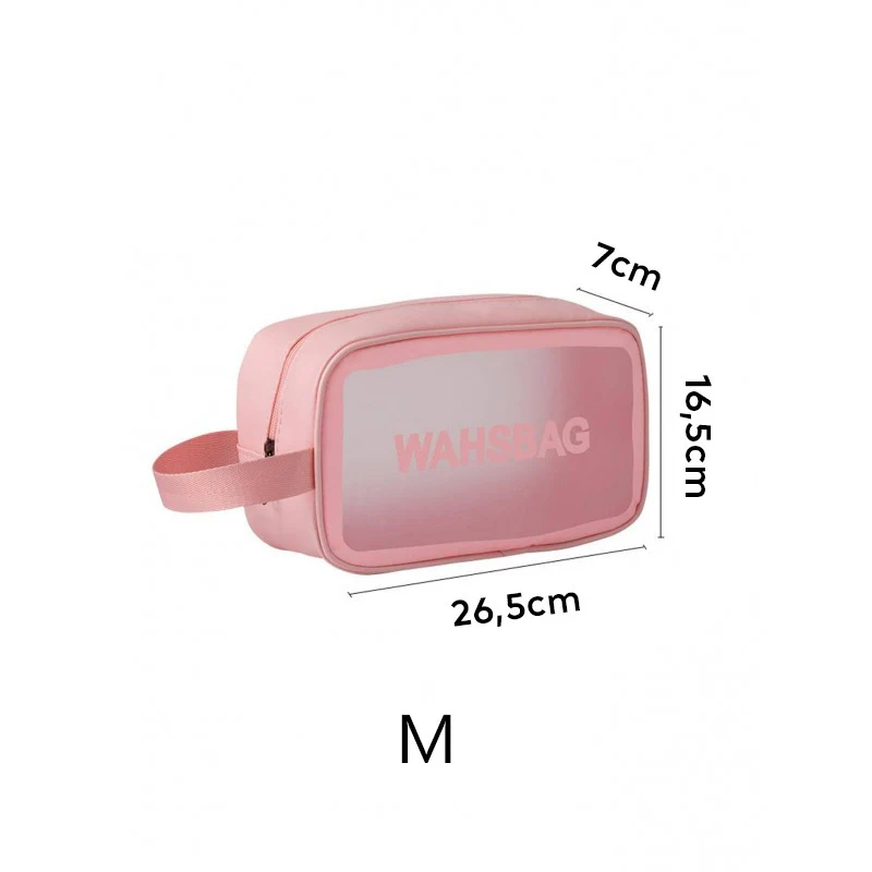 Washbag zestaw 3 kosmetyczek Pudrowy Róż KS83 - Image 2