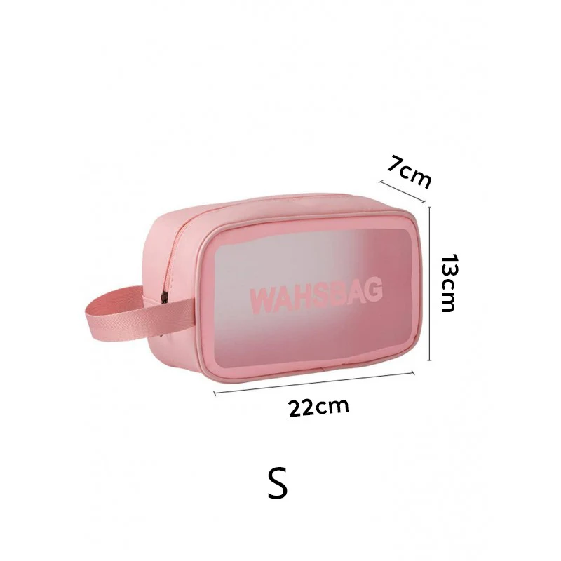 Washbag zestaw 3 kosmetyczek Pudrowy Róż KS83 - Image 4
