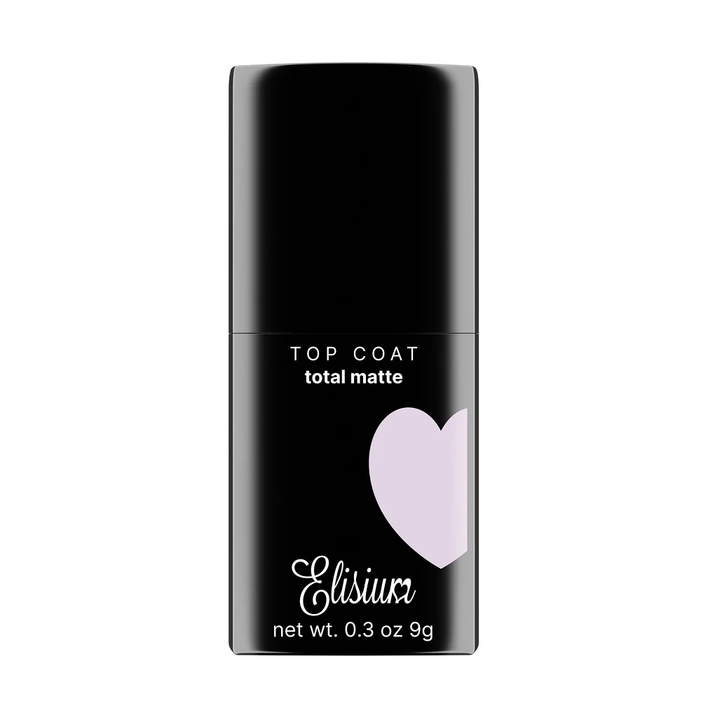 Top Coat Total Matte matowy top do lakierów hybrydowych 9g