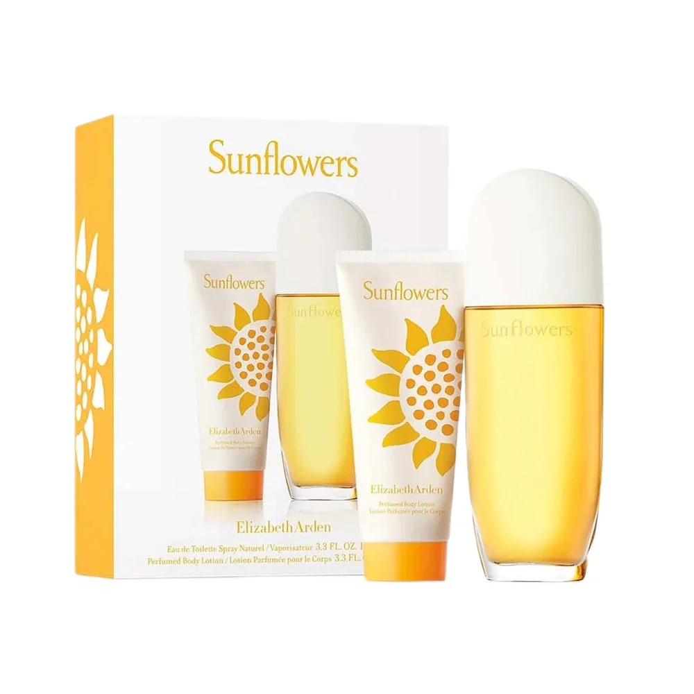 Sunflowers zestaw woda toaletowa spray 100ml + balsam do ciała 100ml