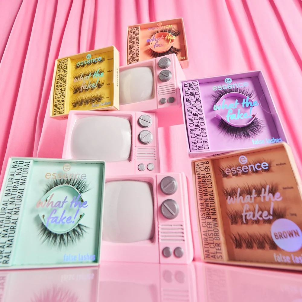 What The Fake! False Lashes sztuczne do rzęsy z klejem do rzęs 20szt - Image 5
