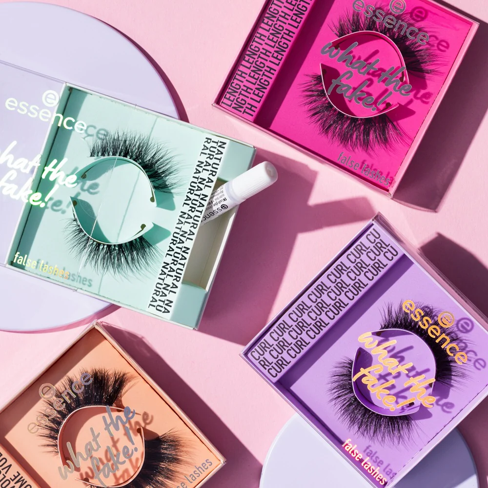 What The Fake! False Lashes sztuczne do rzęsy z klejem do rzęs 20szt - Image 6