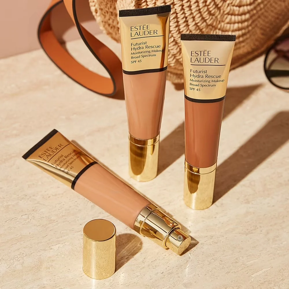 Futurist Hydra Rescue Moisturizing Makeup SPF45 długotrwały kryjący rozświetlający podkład do twarzy 35ml - Image 4