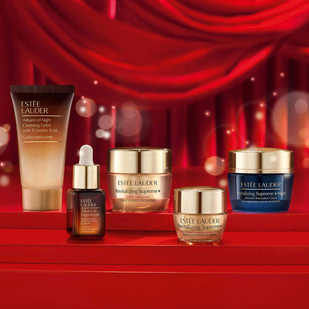 Unveil Your Glow zestaw żel oczyszczający do twarzy na noc 30ml + serum naprawcze 7ml + krem rewitalizujący 15ml + krem rewitalizujący na noc 15ml + krem pod oczy 5ml - Image 2
