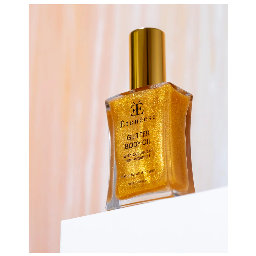 Suchy olejek do ciała ze złotymi drobinkami Gold 50ml - Image 3