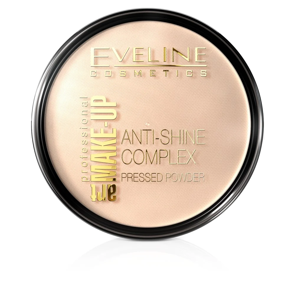 Art Make Up Anti-Shine Complex Pressed Powder matujący puder mineralny z jedwabiem 14g - Image 5