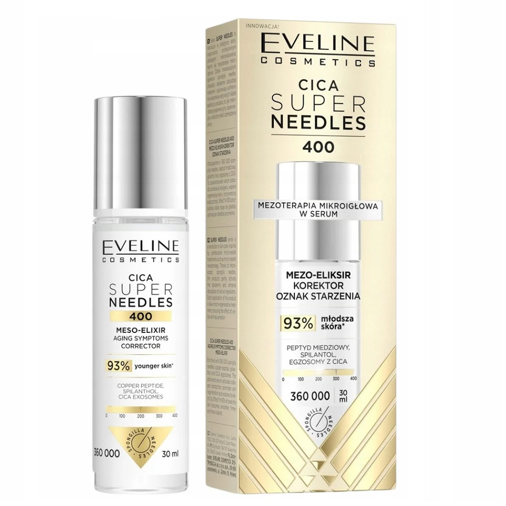 Cica Super Needles 400 mezo-eliksir korektor oznak starzenia 30ml