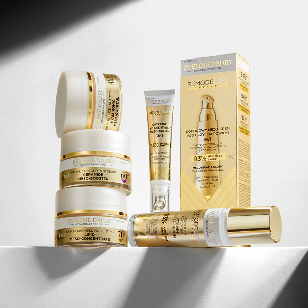 Eveline d'Aury Remodelift Therapy peptydowy mezo-reduktor głębokich zmarszczek i bruzd 50+ 50ml - Image 3