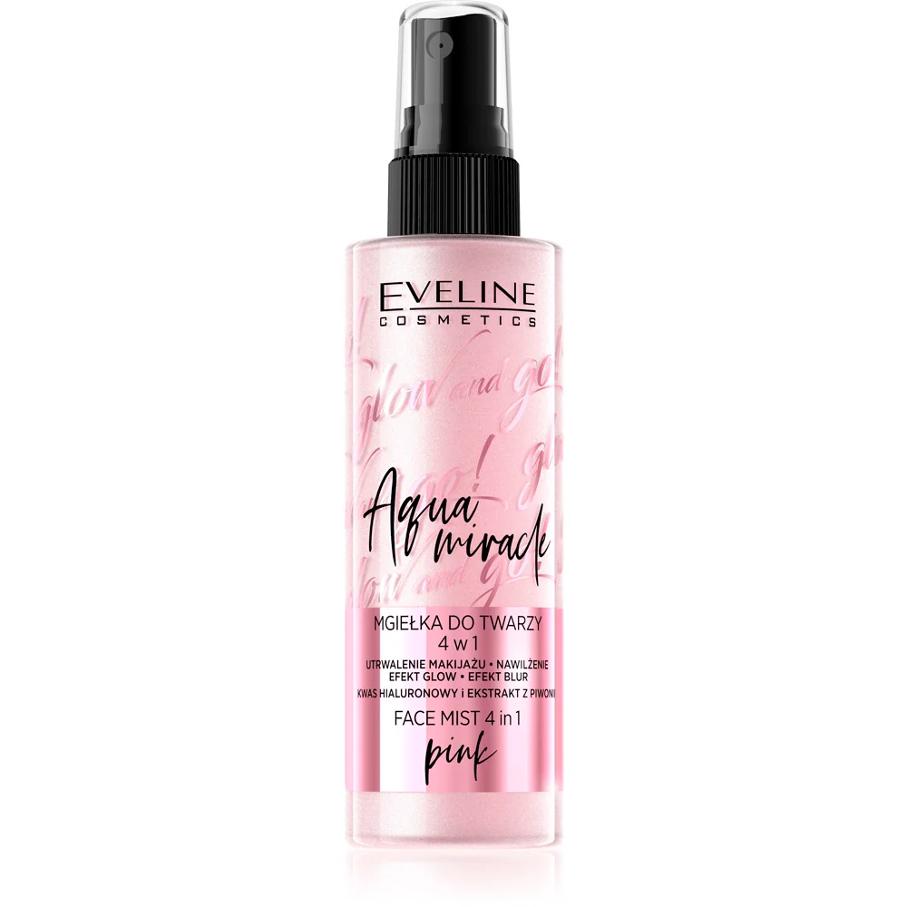 Glow and Go! Aqua Miracle 4w1 mgiełka utrwalająca do twarzy 02 Pink 110ml