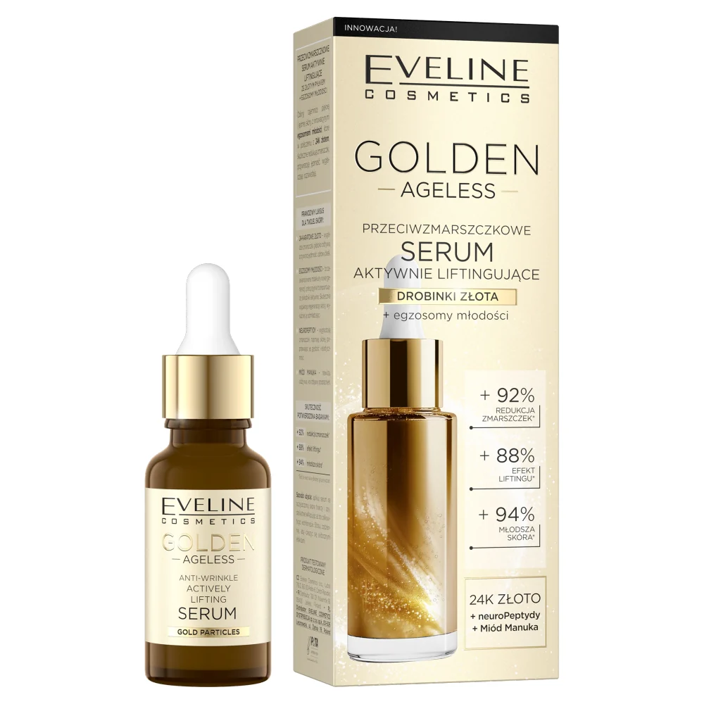 Golden Ageless przeciwzmarszczkowe serum aktywnie liftingujące 18ml - Image 2