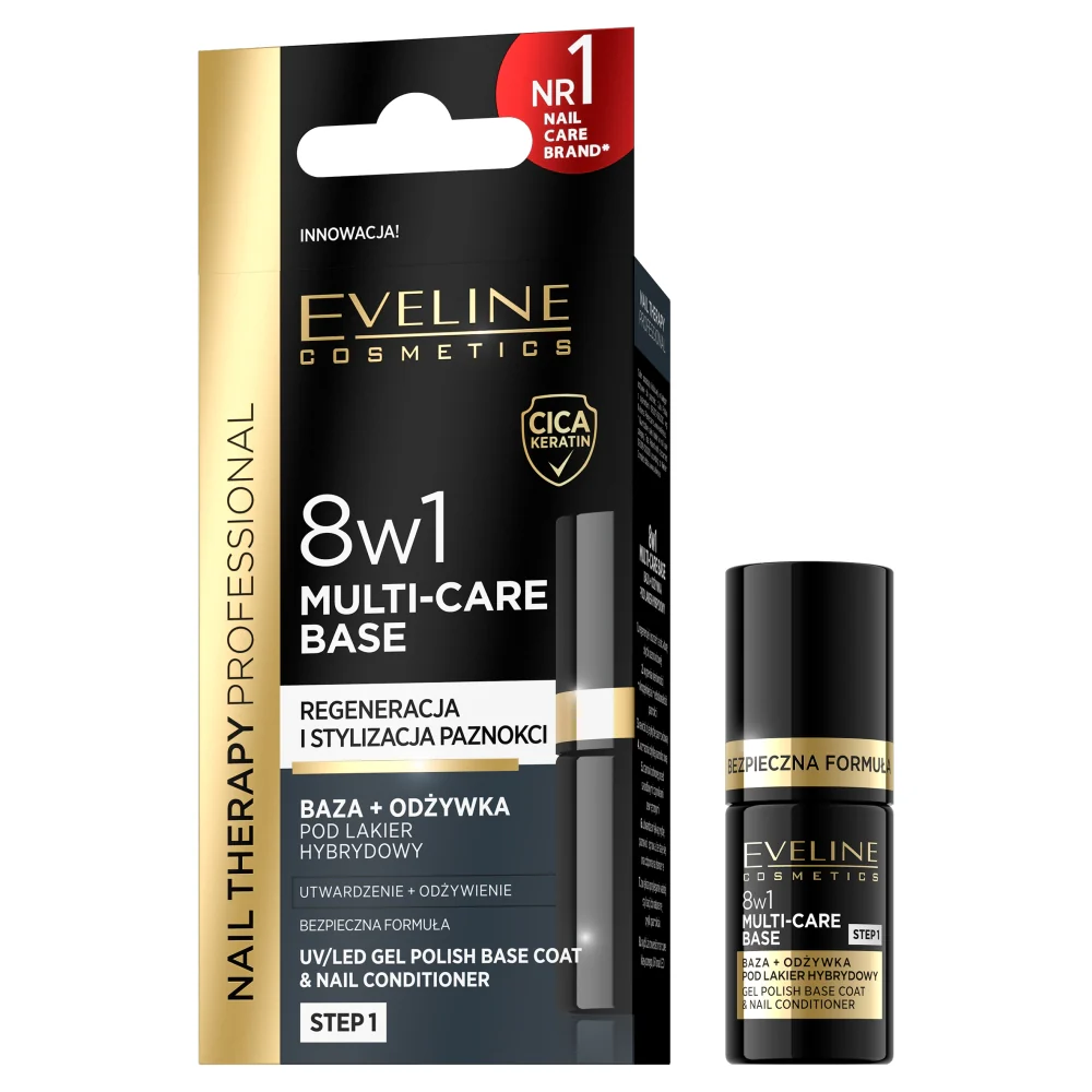 Nail Therapy Professional 8w1 baza + odżywka do paznokci pod lakier hybrydowy 5ml
