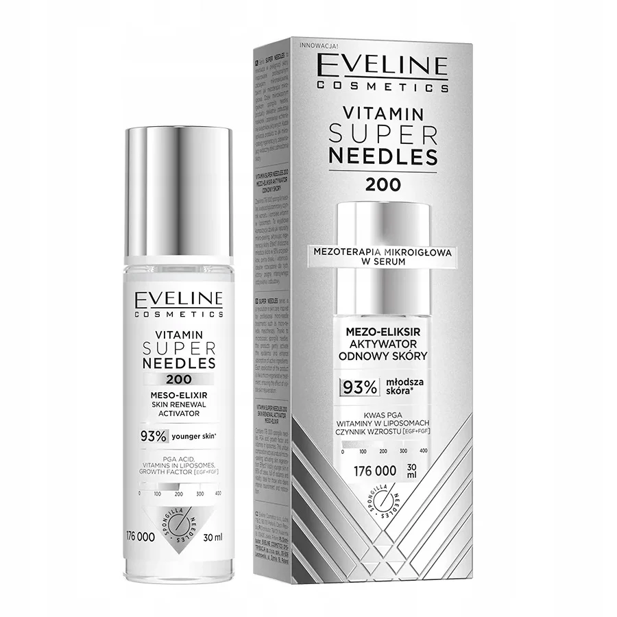 Vitamin Super Needles 200 mezo-eliksir aktywator odnowy skóry 30ml