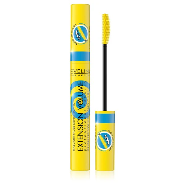 Extension Volume Mascara pogrubiająco-podkręcający tusz do rzęs Black 10ml - Image 2