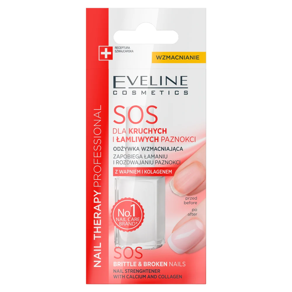 Nail Therapy Professional SOS odżywka wzmacniająca dla kruchych i łamliwych paznokci 12ml - Image 2