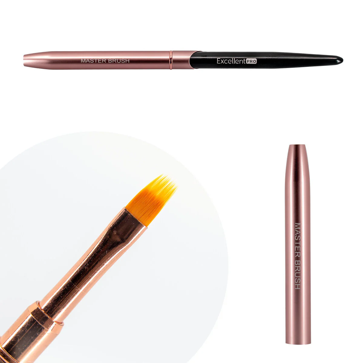 Master Brush pędzelek do ombre Pink & Black - Image 2