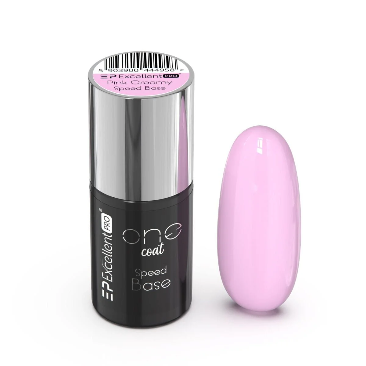 One Coat Speed Base kryjąca baza hybrydowa Pink Creamy 7g