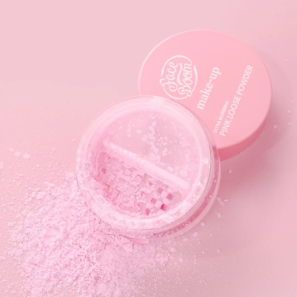 Ultra Blurring Pink Loose Powder blurujący sypki puder do twarzy i pod oczy 6g - Image 2