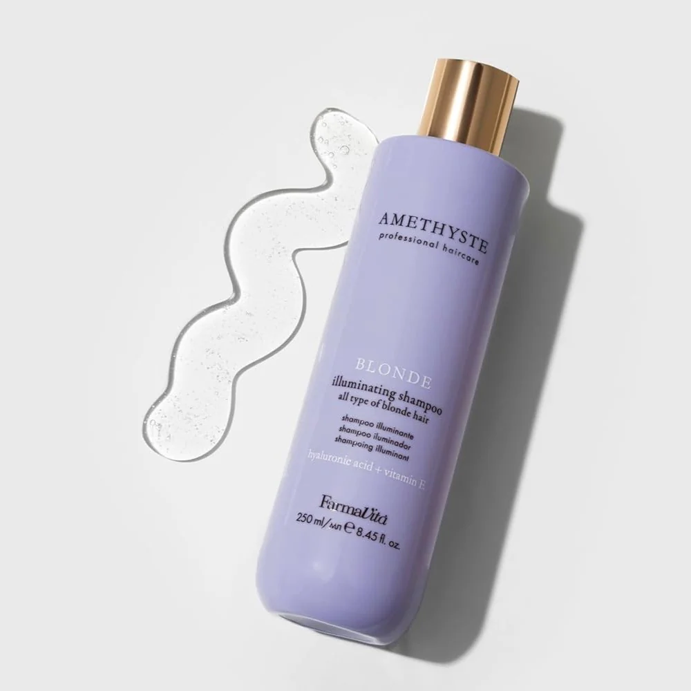 Amethyste Blonde Illuminating Shampoo rozświetlający szampon do włosów 250ml - Image 2