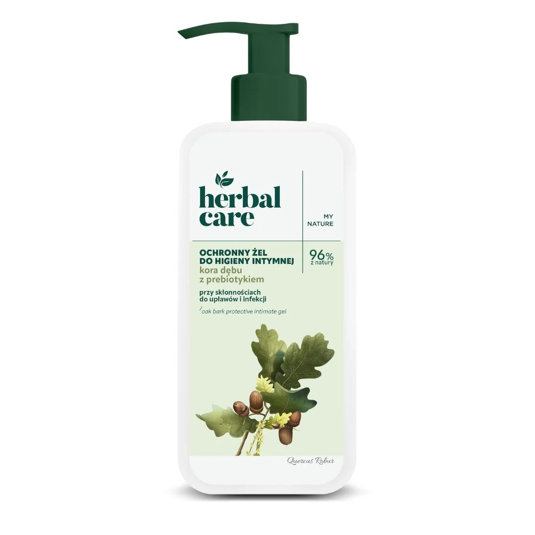 Herbal Care ochronny żel do higieny intymnej kora dębu i prebiotyk 330ml