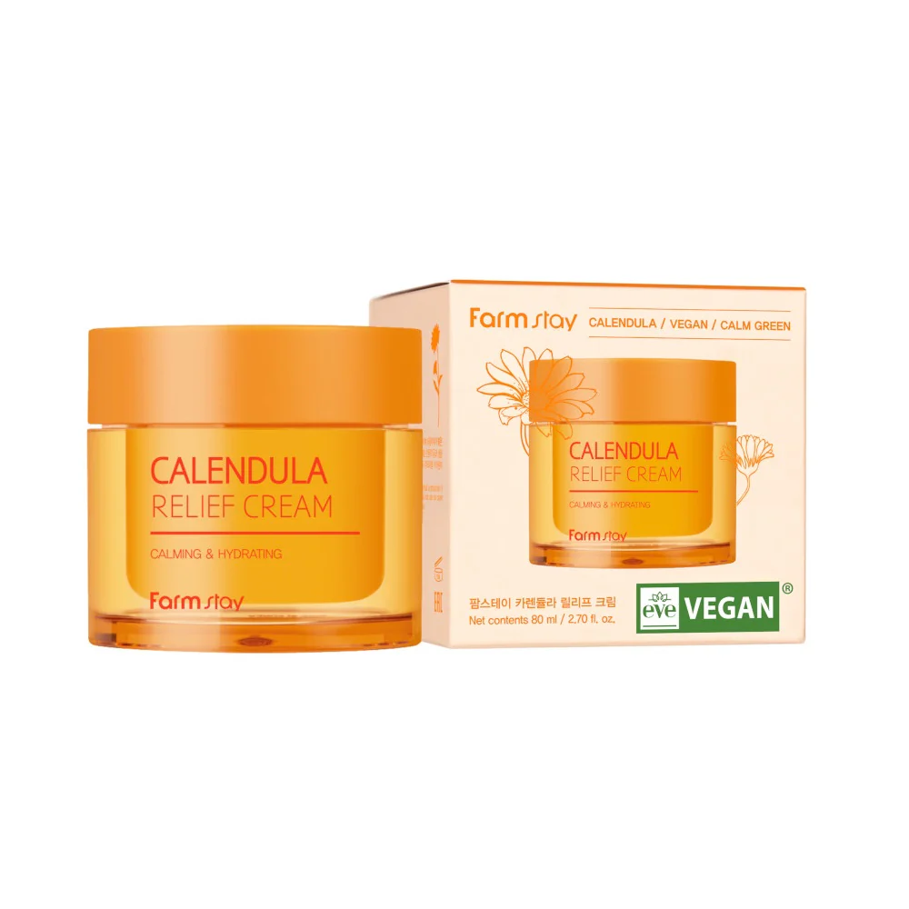 Calendula Relief Cream łagodzący krem do twarzy 80ml - Image 4