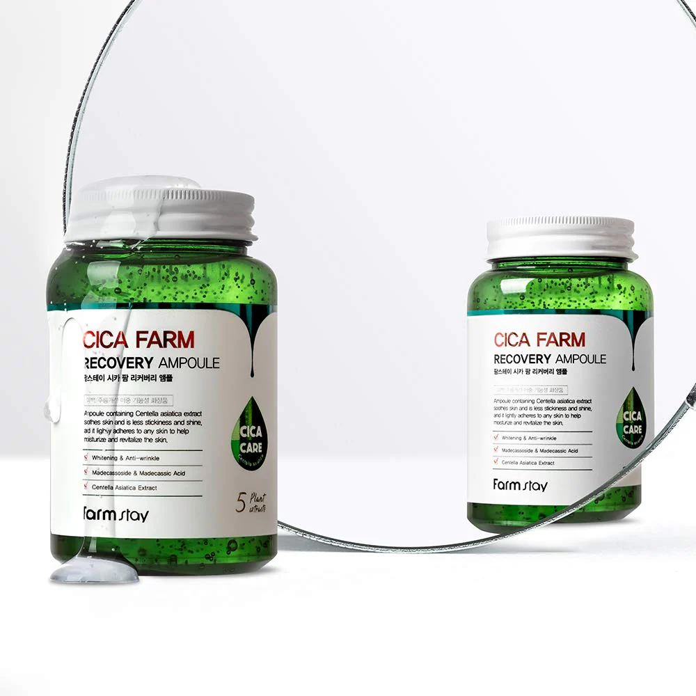 Cica Farm Recovery Ampoule odżywcza ampułka do twarzy 250ml - Image 3