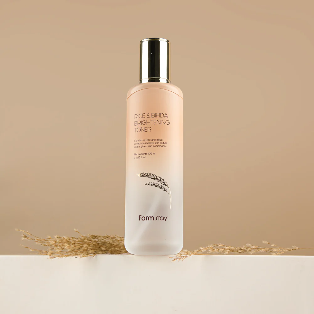 Rice & Bifida Brightening Toner rozjaśniający tonik do twarzy z ryżem i fermentami 120ml - Image 4
