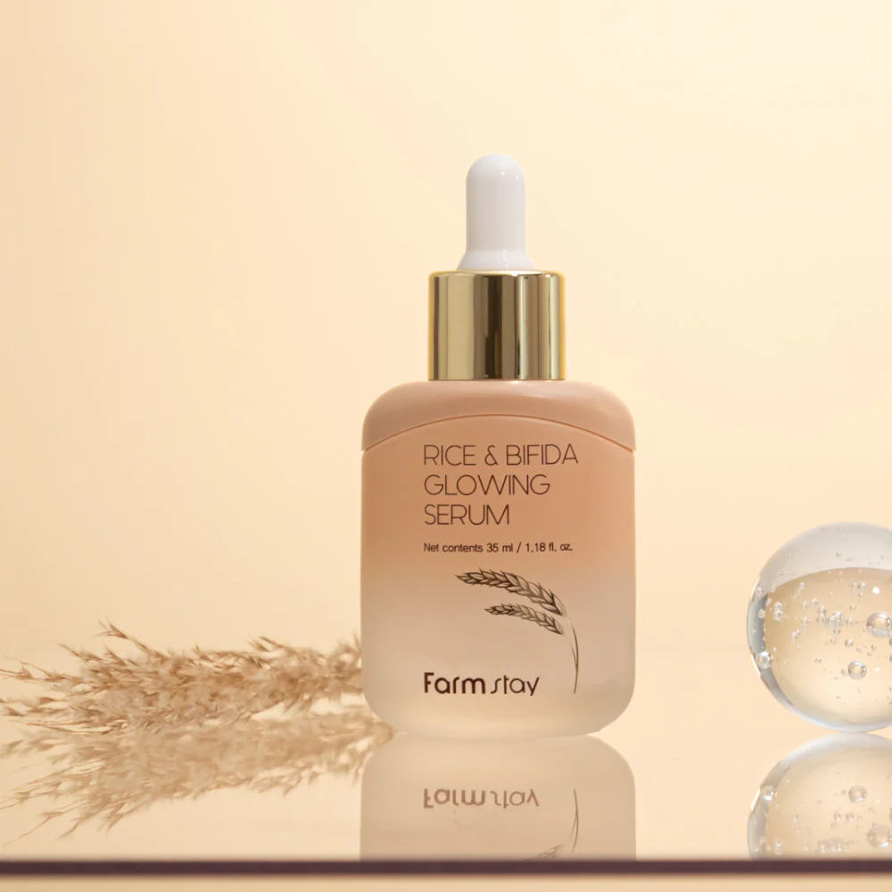 Rice & Bifida Glowing Serum rozświetlające serum z fermentami i ryżem 35ml - Image 2