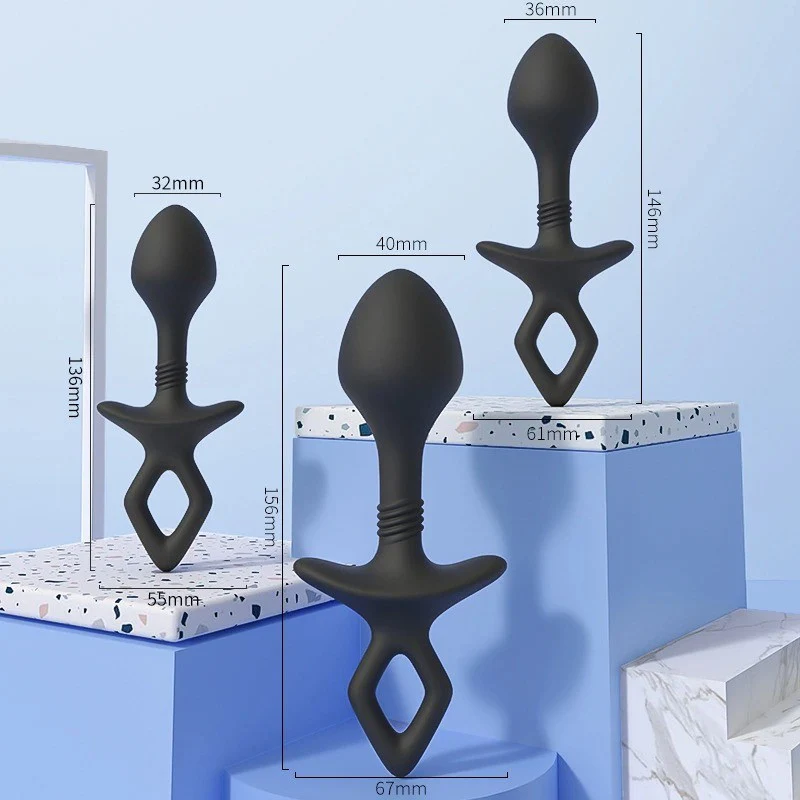 FlexiCore zestaw korków analnych Black 3szt - Image 3