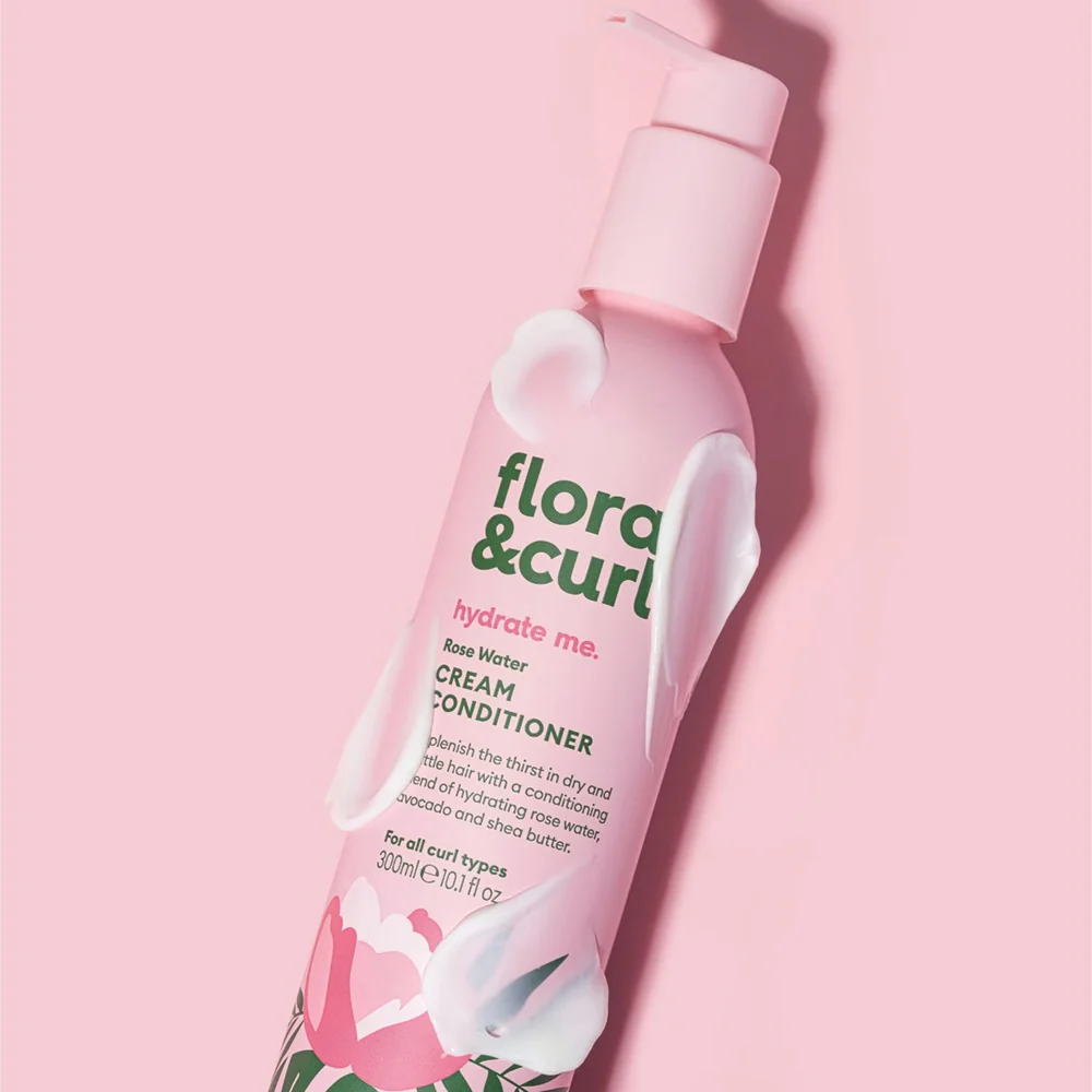 Rose Water Cream Conditioner nawilżająca odżywka do włosów kręconych 300ml - Image 2