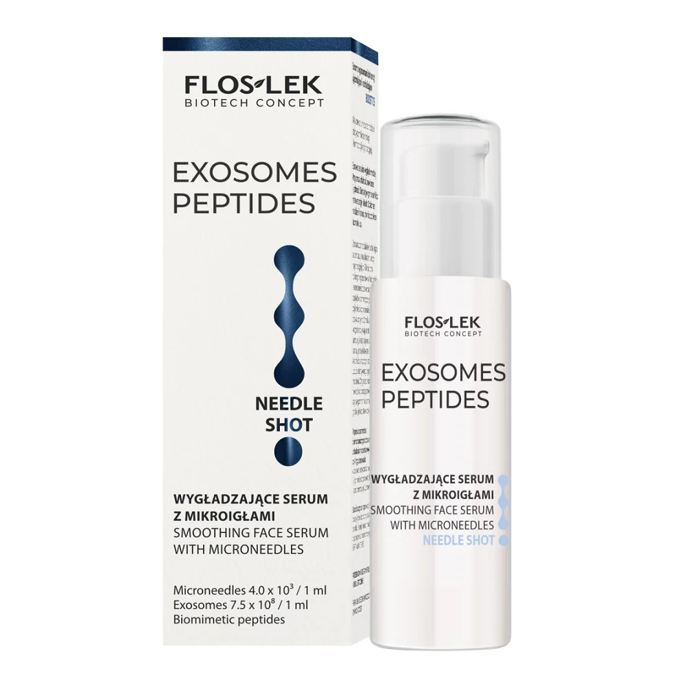 Exosomes Peptides wygładzające serum do twarzy z mikroigłami Spicule PeptiSMOOTH NEEDLE SHOT 30ml