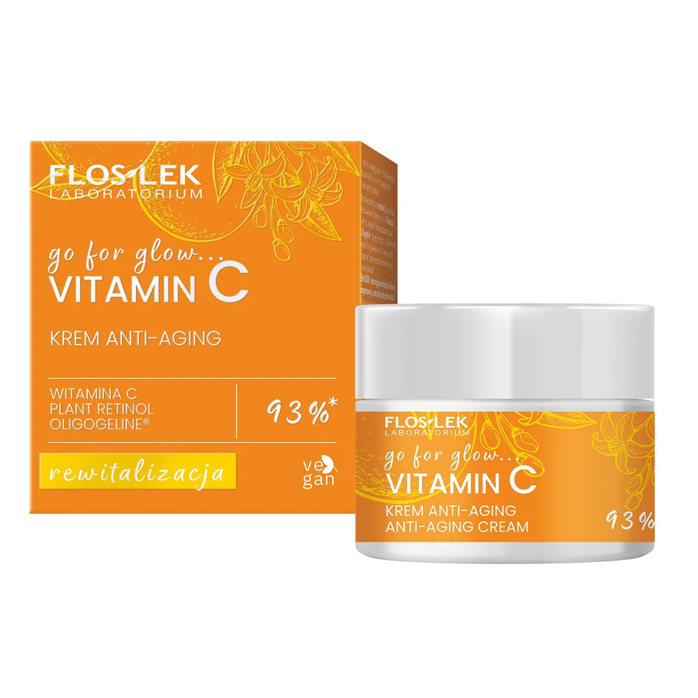 go for glow…. VITAMIN C krem anti-aging na dzień i na noc 50ml - Image 2