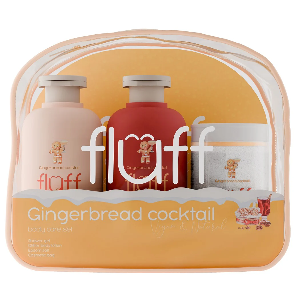 Gingerbread Cocktail zestaw żel pod prysznic 200ml + balsam do ciała 200ml + sól epsom 210g