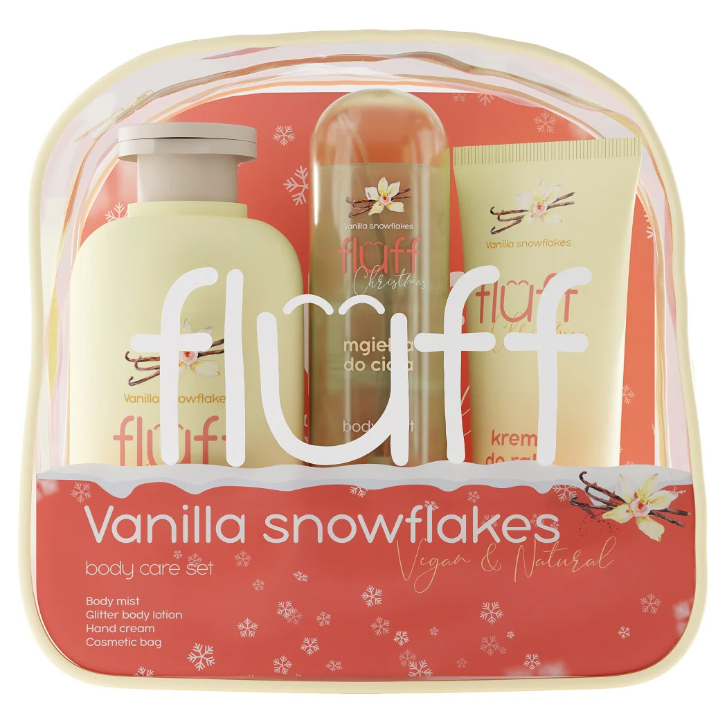 Vanilla Snowflakes zestaw balsam do ciała 200ml + mgiełka do ciała 80ml + krem do rąk 50ml