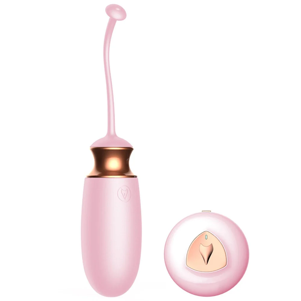 Jajko wibrujące z funkcją grzania Pink