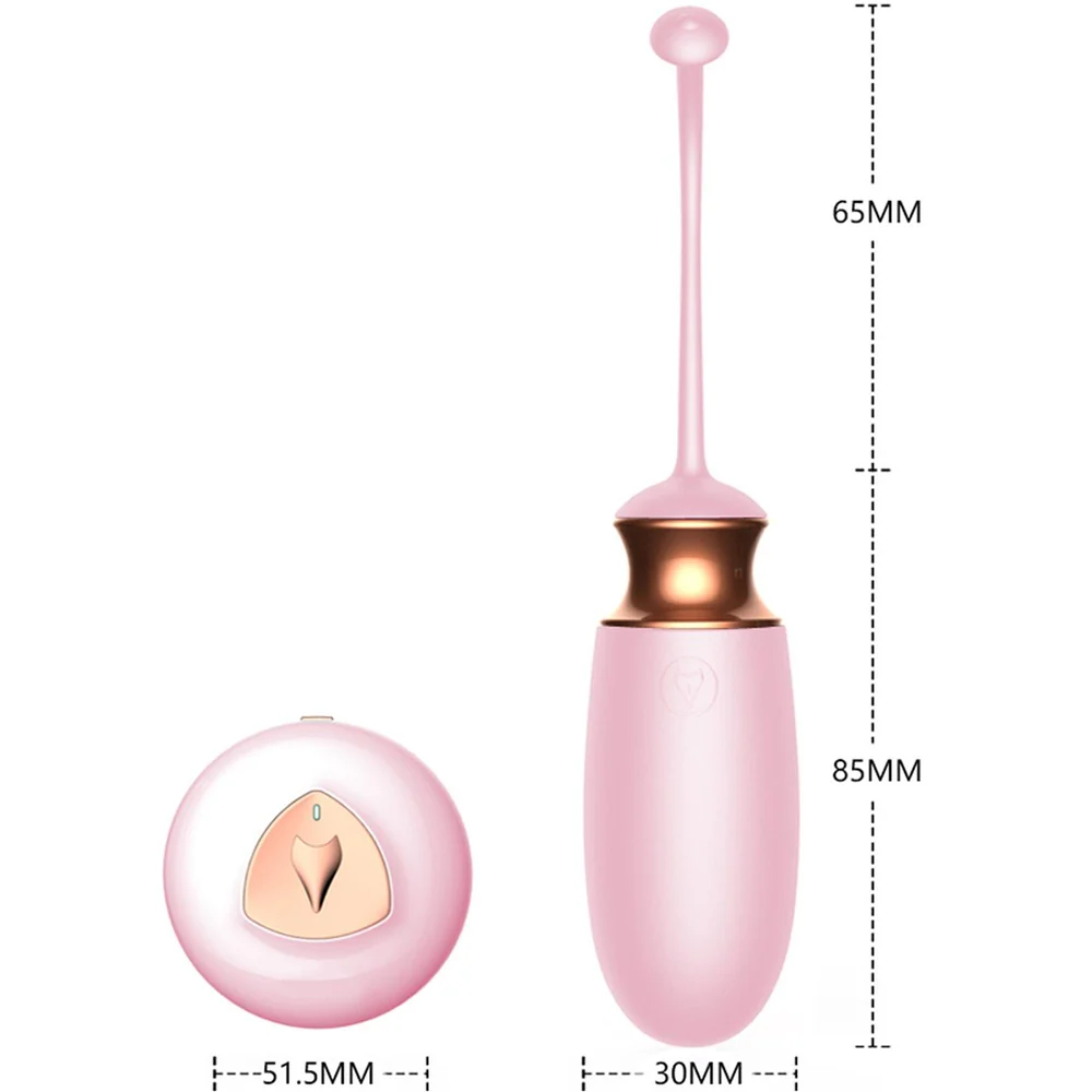 Jajko wibrujące z funkcją grzania Pink - Image 3